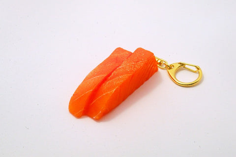 2 Cuts of Salmon Sashimi Keychain