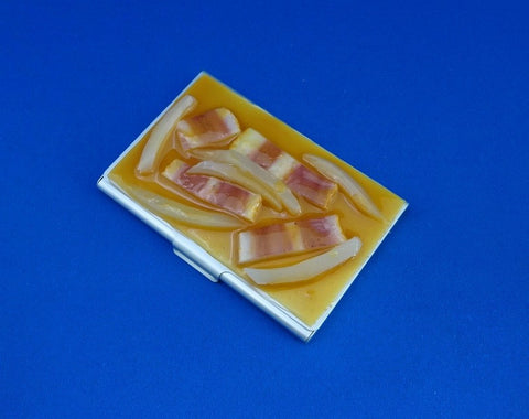 Bacon & Onion Miso Soup Business Card Case