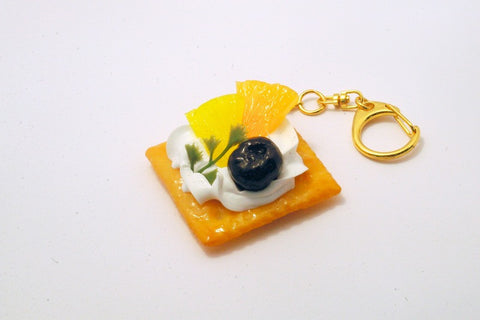 Fruits Topped Cookie Keychain