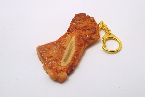 Grilled Chuck Steak with Bone Keychain