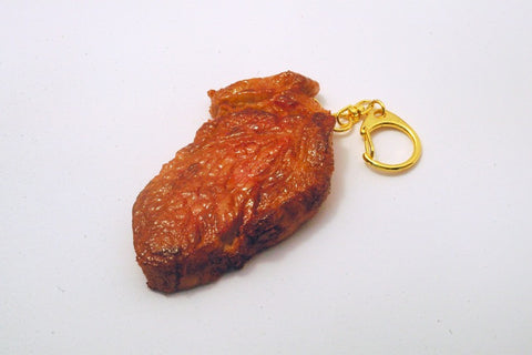 Grilled Steak Keychain