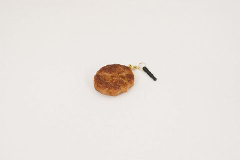 Hamburger Patty (small) Headphone Jack Plug
