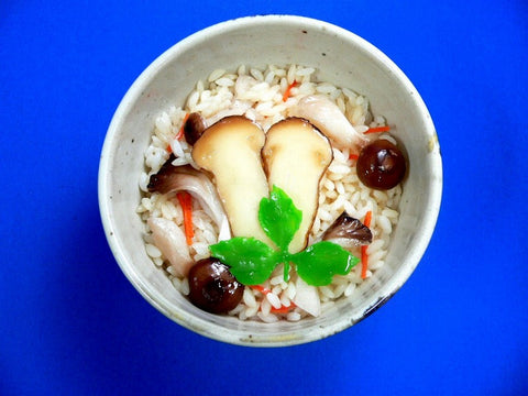 Matsutake Mushroom Rice Replica