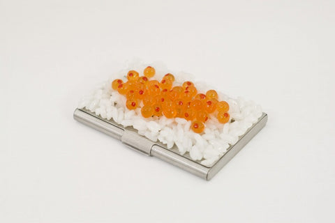 Salmon Roe Rice Business Card Case
