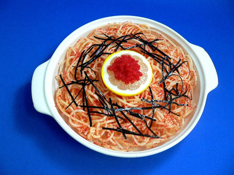 Spaghetti with Mentaiko (Walleye Pollack Roe Sauce) Replica