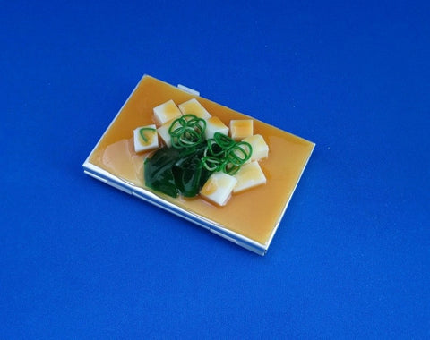 Tofu Miso Soup Business Card Case