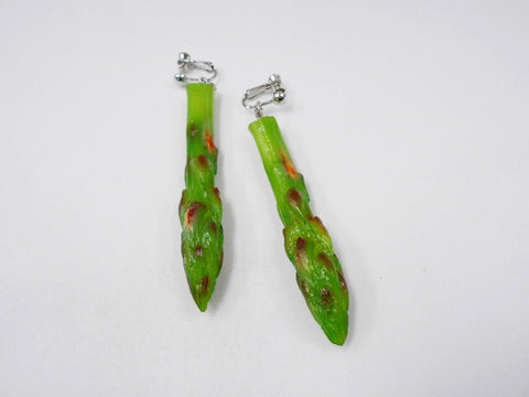 Asparagus Clip-On Earrings