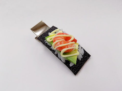 Avocado & Shrimp (large) Hair Clip