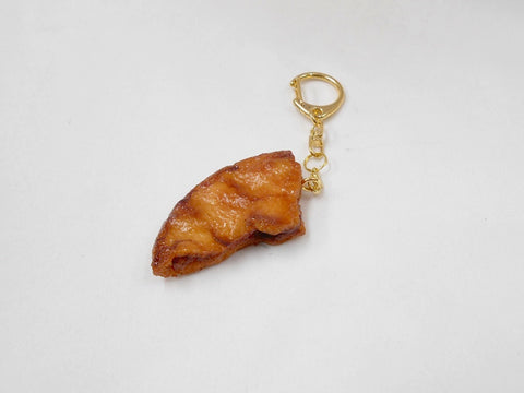 Broken Soy Sauce (Shoyu) Senbei (Japanese Cracker) Keychain