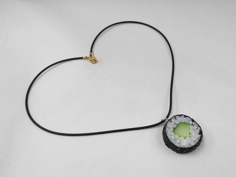 Cucumber Roll Sushi (round) Necklace