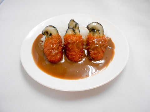 Deep Fried Oyster Curry Rice Small Size Replica