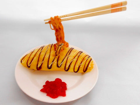 Fried Noodle Omelette Smartphone Stand