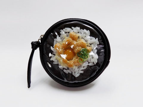 Natto (Fermented Soybeans) & Rice Circular Purse