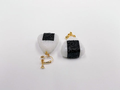 Onigiri (Rice Ball) (small) Clip-On Earrings