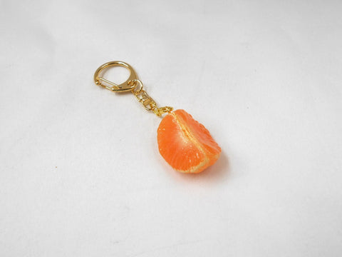 Peeled Orange (quarter-size) Keychain