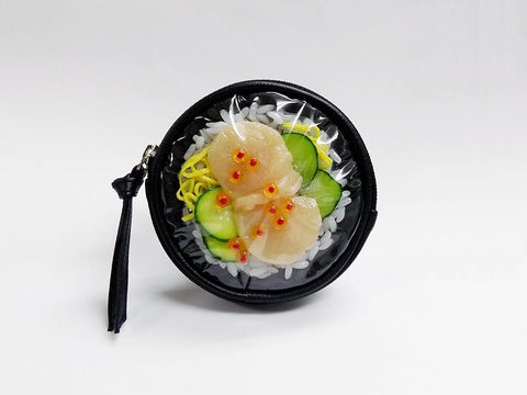 Salmon Roe & Scallop Rice Circular Purse