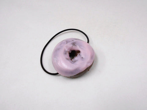 Strawberry Frosted Chocolate Doughnut (small) Hair Band