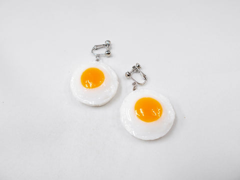 Sunny-Side Up Egg (small) Clip-On Earrings