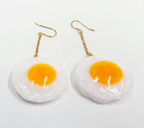 Sunny-Side Up Egg (small) Pierced Earrings