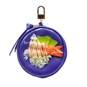 Avocado & Shrimp Rice Circular Purse Ver. 2 - Blue - Fake Food Japan