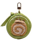 Chocolate Roll Cake Circular Purse Ver. 2 - Green - Fake Food Japan