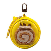 Chocolate Roll Cake Circular Purse Ver. 2 - Yellow - Fake Food Japan