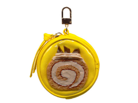 Chocolate Roll Cake Circular Purse Ver. 2 - Yellow