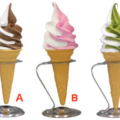 Assorted Soft Serve Frozen Custard Ver. 1 Replica - Fake Food Japan