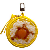 Egg & Rice Circular Purse Ver. 2 - Yellow - Fake Food Japan