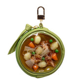 Nikujaga (Beef & Potato Stew) Circular Purse Ver. 2 - Green - Fake Food Japan