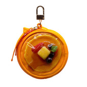 Pancake Circular Purse Ver. 2 - Orange - Fake Food Japan
