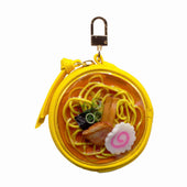 Shoyu (Soy Sauce) Ramen Circular Purse - Yellow - Fake Food Japan