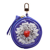 Umeboshi (Pickled Plum) Rice Circular Purse Ver. 2 - Blue - Fake Food Japan
