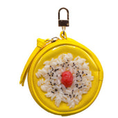 Umeboshi (Pickled Plum) Rice Circular Purse Ver. 2 - Yellow - Fake Food Japan