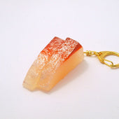 2 Cuts of Yellowtail Sashimi Keychain - Fake Food Japan