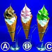 Assorted Soft Serve Frozen Custard Ver. 2 Replica - Fake Food Japan