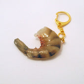 Black Tiger Shrimp Keychain - Fake Food Japan