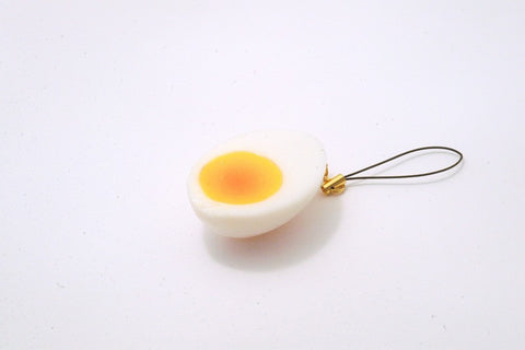 Boiled Egg Cell Phone Charm/Zipper Pull