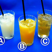 Calpis, Orange Juice & Ginger Ale Replica - Fake Food Japan