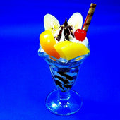 Chocolate Parfait Replica - Fake Food Japan