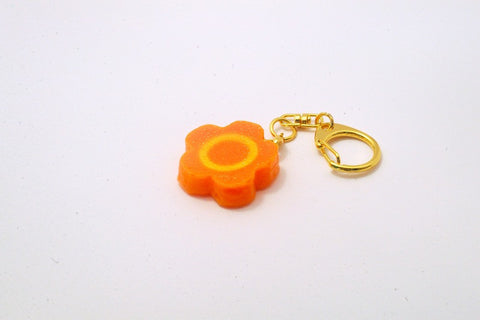 Flower-Shaped Carrot Ver. 1 Keychain