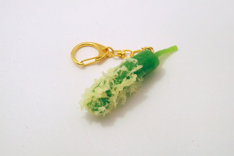 Green Pepper Tempura Keychain