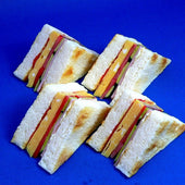Ham & Cheese Sandwich Replica - Fake Food Japan