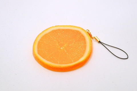 Orange Slice Cell Phone Charm/Zipper Pull