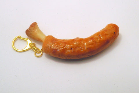 Sausage with Bone Keychain