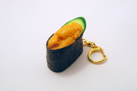 Sea Urchin Battleship Roll Sushi Keychain