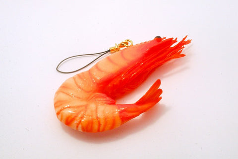 Whole Shrimp Cell Phone Charm/Zipper Pull