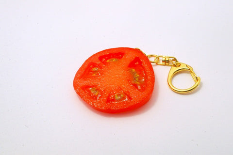 Sliced Tomato Keychain