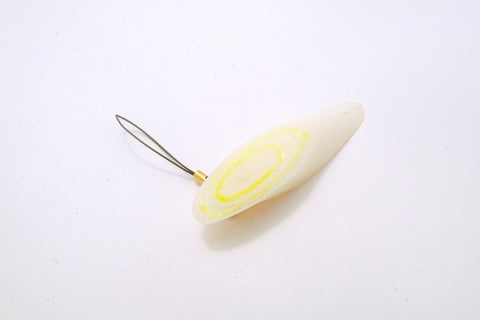Sliced White Spring Onion Ver. 1 Cell Phone Charm/Zipper Pull