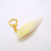 Sliced White Spring Onion Ver. 1 Keychain - Fake Food Japan